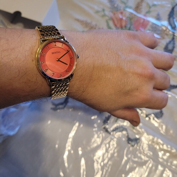 Bertha Women's Abby Swiss Gold Bracelet Dress Watch - Picture 11 of 11